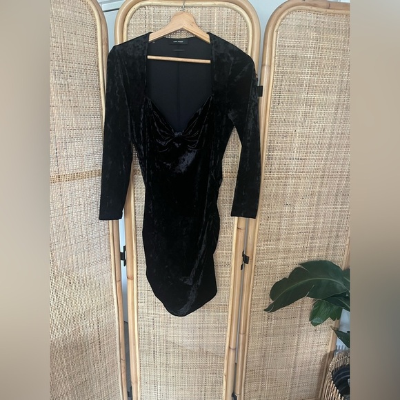 ISABEL MARANT Goji stretch crushed-velvet mini dress - Picture 4 of 9